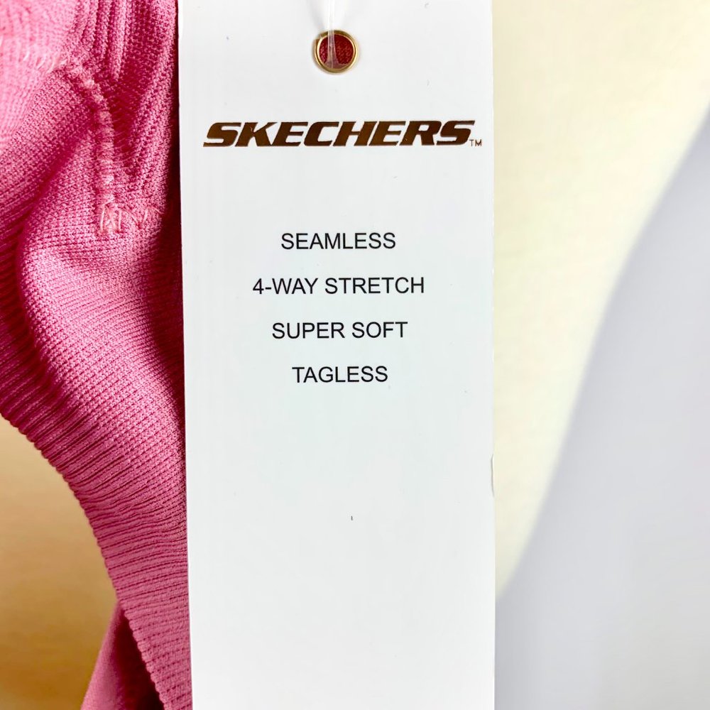 NWT Skechers Pink Mauve Sports Bra Size Small - Picture 9 of 10